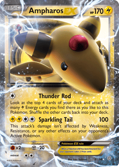 Ampharos-EX – Rare Holo EX