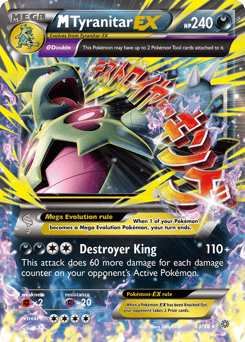 M Tyranitar-EX – Rare Holo EX