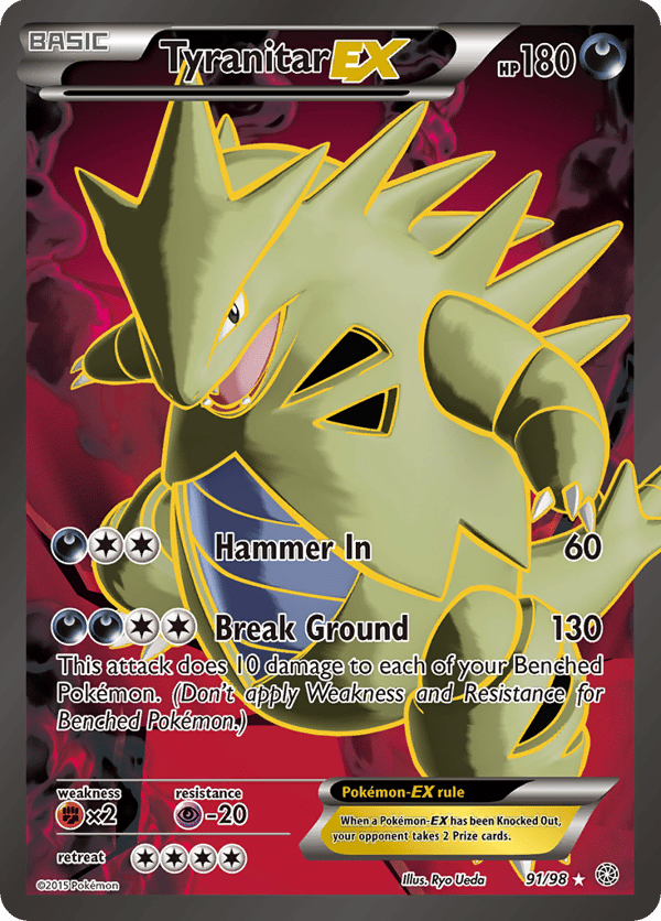 Tyranitar-EX – Rare Ultra – Ancient Origins