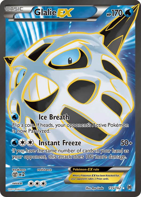 Glalie-EX – Rare Ultra – BREAKthrough
