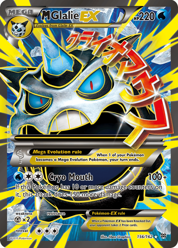 M Glalie-EX – Rare Ultra – BREAKthrough