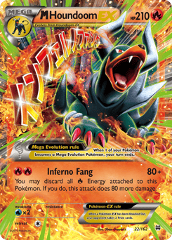 M Houndoom-EX – Rare Holo EX