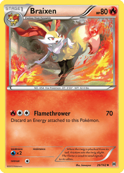 Braixen – Uncommon – BREAKthrough