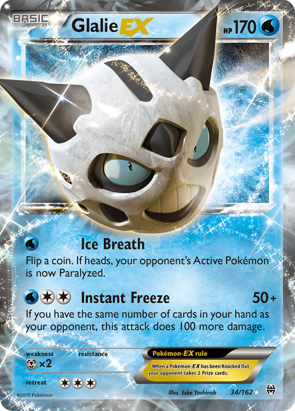 Glalie-EX – Rare Holo EX – BREAKthrough