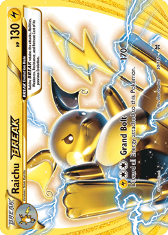Raichu BREAK – Rare BREAK – BREAKthrough