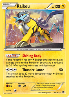 Raikou – Rare Holo – BREAKthrough