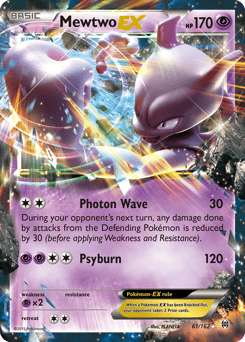 Mewtwo-EX – Rare Holo EX – BREAKthrough