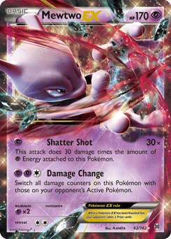 Mewtwo-EX – Rare Holo EX – BREAKthrough