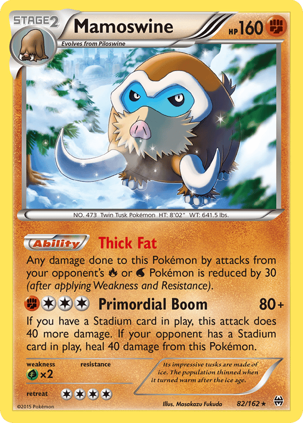 Mamoswine – Rare Holo – BREAKthrough