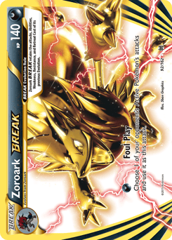 Zoroark BREAK – Rare BREAK – BREAKthrough