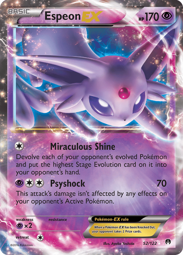 Espeon-EX – Rare Holo EX – BREAKpoint