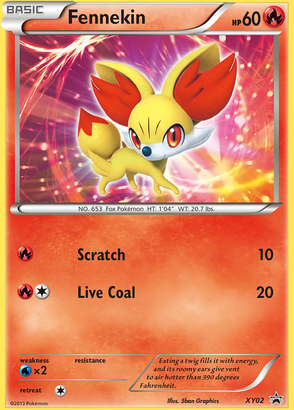Fennekin – Promo – XY Black Star Promos