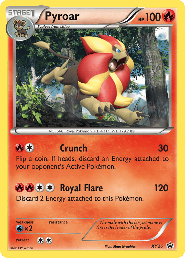 Pyroar – XY Black Star Promos