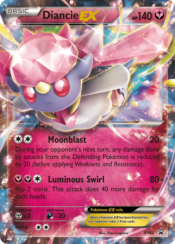 Diancie-EX – XY Black Star Promos