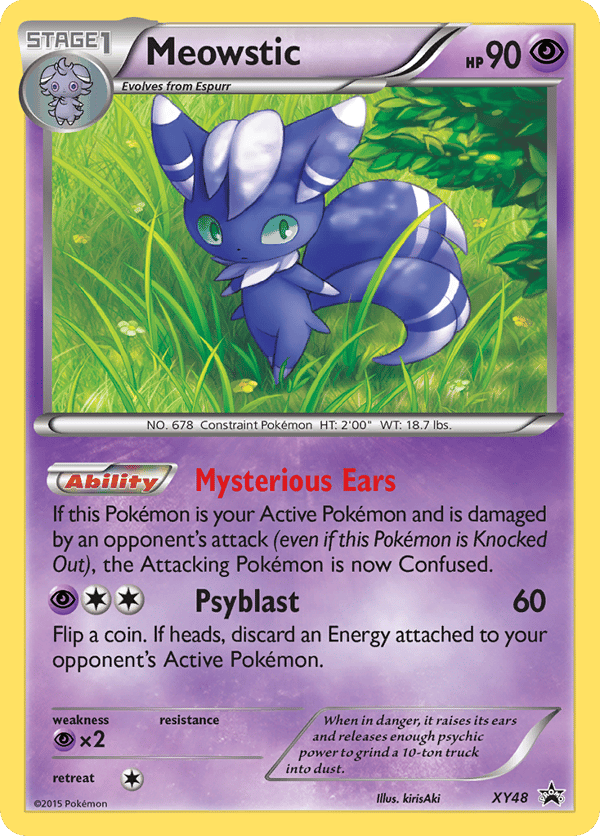 Meowstic – XY Black Star Promos