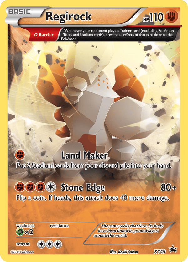 Regirock – XY Black Star Promos