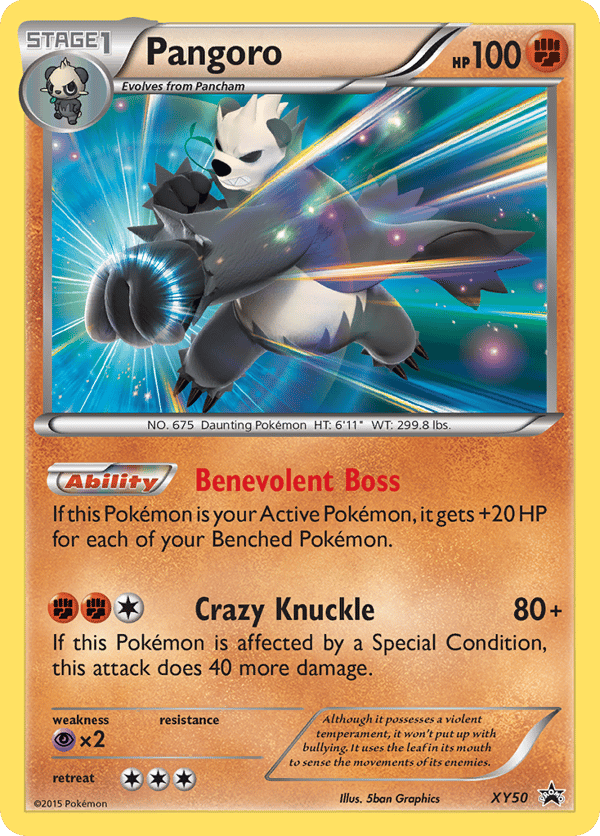 Pangoro – XY Black Star Promos