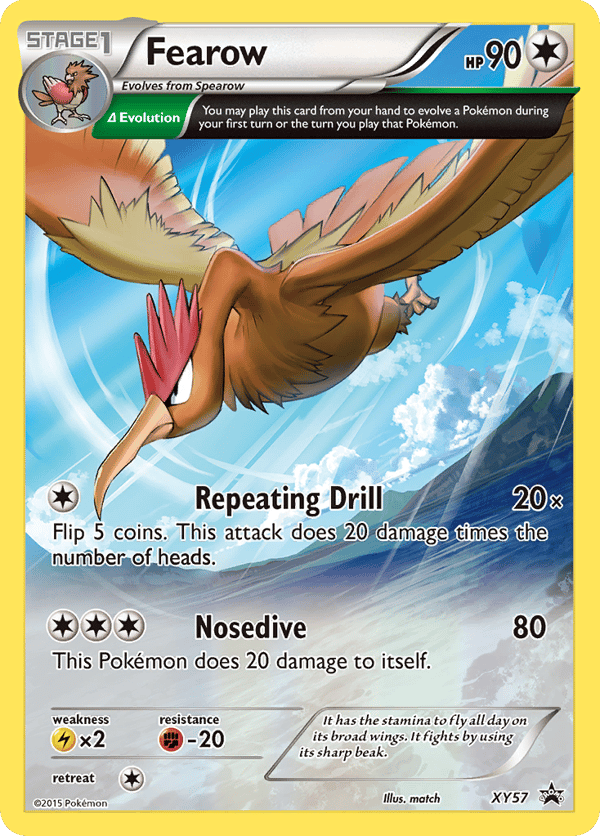 Fearow – Promo – XY Black Star Promos