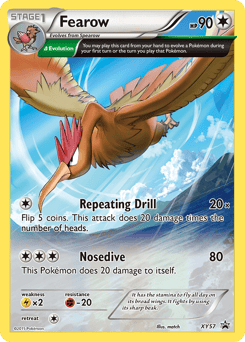 Fearow – Promo – XY Black Star Promos
