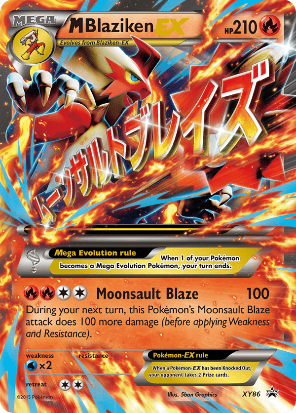 M Blaziken-EX – Promo – XY Black Star Promos
