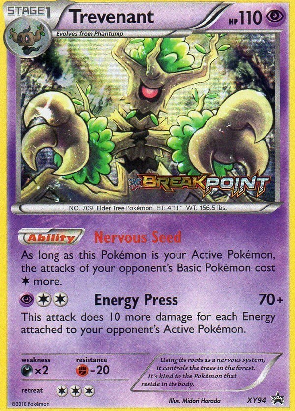 Trevenant – XY Black Star Promos