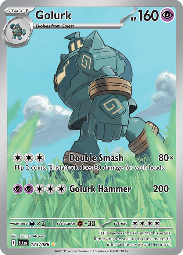 Golurk – Illustration Rare – Black Bolt