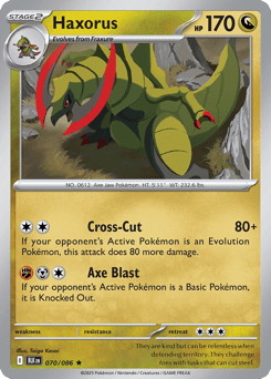 Haxorus – Rare