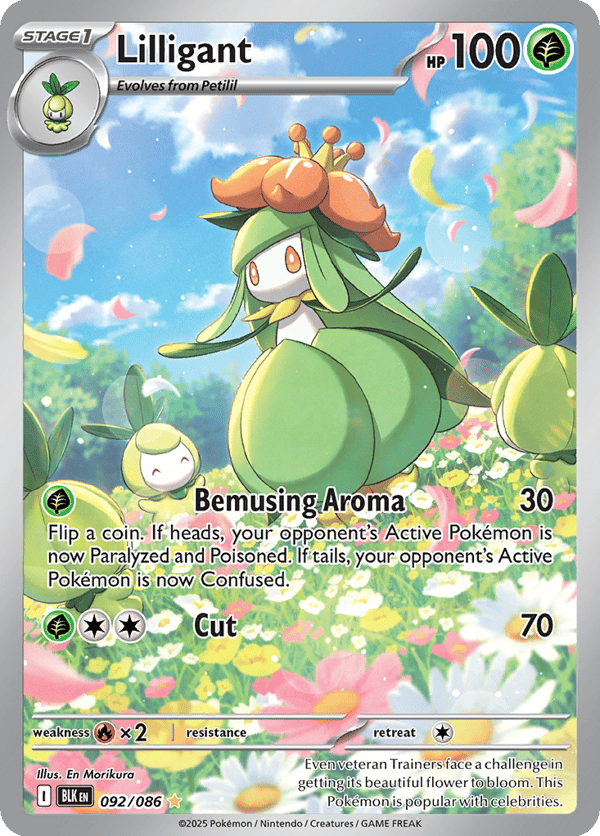 Lilligant – Illustration Rare – Black Bolt