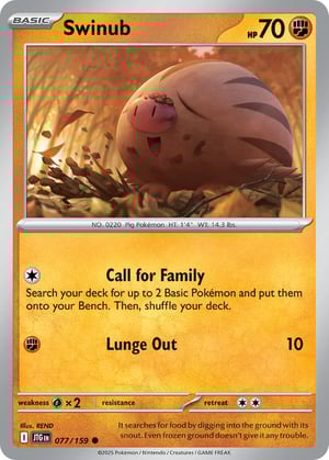 Swinub #077/159 | Journey Together | Common - Non Holo