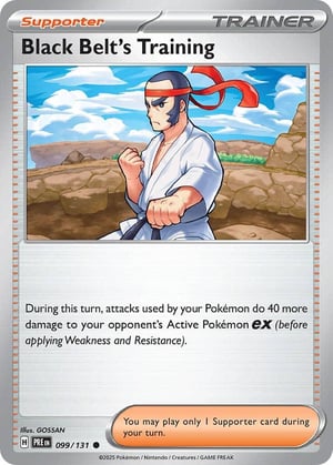 Black Belt's Training #099/131 | Prismatic Evolutions | Common - Non Holo