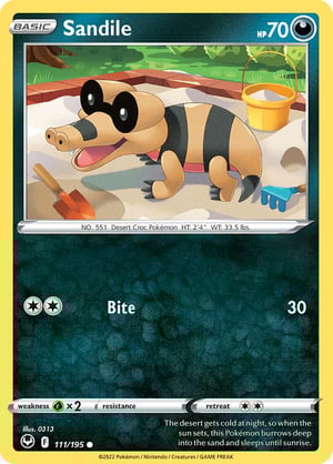 Sandile #111/195 | Silver Tempest | Common  - Non Holo