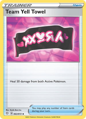 Team Yell Towel  #063/072 | Shining Fates | Uncommon - Non Holo