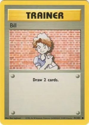Bill #091/102  | Base Set Unlimited| Common - Non Holo | Lightly Played