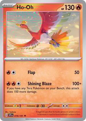 Ho-Oh #019/191  | Surging Sparks| Uncommon - Non Holo