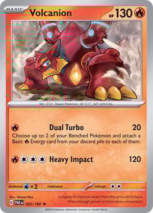 Volcanion #022/182 | Paradox Rift | Rare - Holo