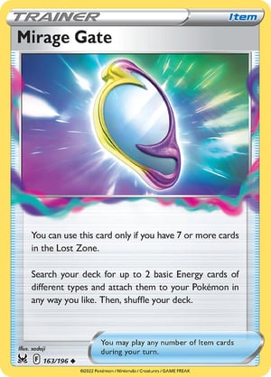 Mirage Gate #163/196  | Lost Origin | Uncommon  - Non Holo