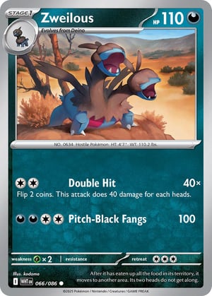 Zweilous #066/086 | White Flare | Common - Non Holo