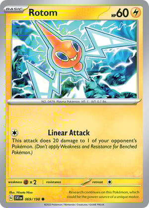 Rotom #069/198 | Scarlet & Violet Base Set| Common - Non Holo