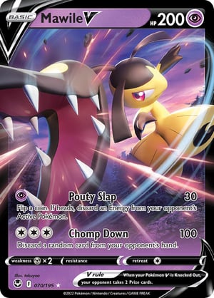Mawile V #070/195 | Silver Tempest | Ultra Rare - Regular