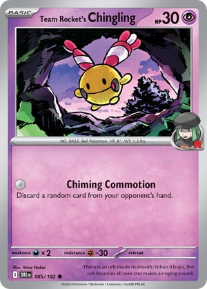 Team Rocket's Chingling #085/182 | Destined Rivals | Common - Non Holo