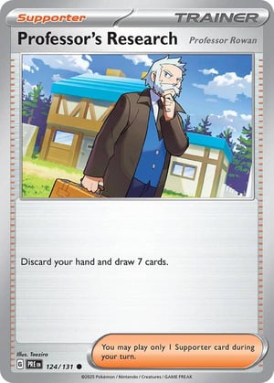 Professor's Research [Professor #124/131 | Prismatic Evolutions | Common- Rev Holo