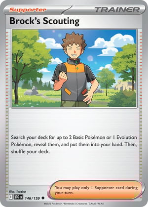 Brock's Scouting #146/159 | Journey Together | Uncommon - Non Holo