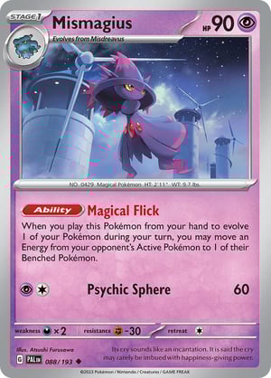 Mismagius #088/193 | Paldea Evolved | Uncommon - Non Holo