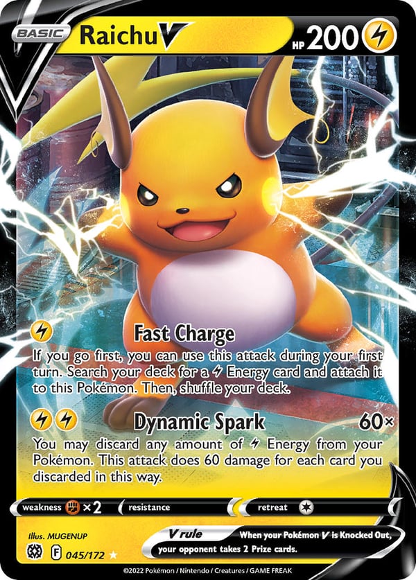 Raichu V  #045/172 | Brilliant Stars | Ultra Rare - Regular