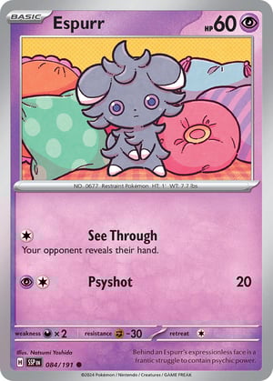 Espurr #084/191  | Surging Sparks| Common - Non Holo