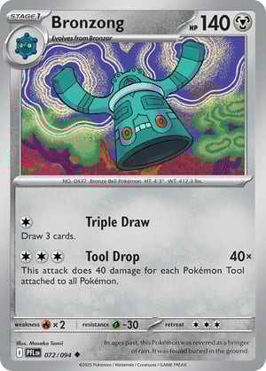 Bronzong #072/094 | Phantasmal Flames | Uncommon  - Non Holo