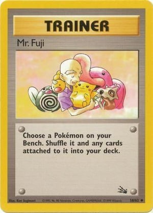 Mr. Fuji #058/062 | Fossil - Unlimited | Uncommon - Non Holo | Moderately Played