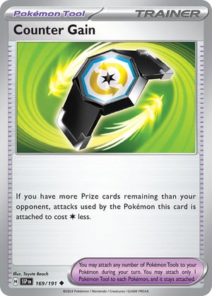 Counter Gain #169/191  | Surging Sparks| Uncommon - Non Holo