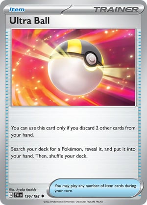 Ultra Ball #196/198 | Scarlet & Violet Base Set| Uncommon - Non Holo
