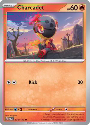 Charcadet #038/193 | Paldea Evolved | Common - Non Holo